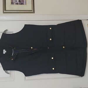 Crown & Ivy Long Vest, Size Medium